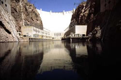 Photo - View of Hoover Dam from downstream