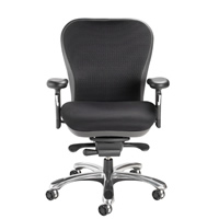 CXO6201CRM0301 - CXO Mid Back with Chrome Finish, Black Web