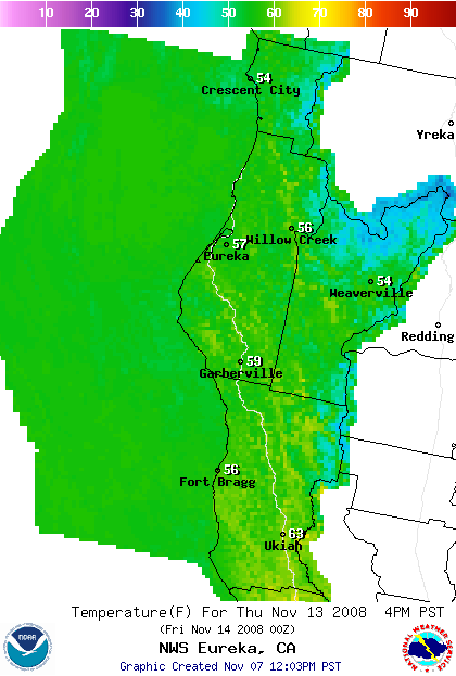 National Digital Forecast Database Image