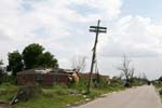 New Orleans, LA - Property damaged by Hurricane Katrina in the Lower 9th Ward (New Orleans, LA).  More than 35,000 national service participants contributed more than 1.6 million hours of volunteer service during the first year of hurricane relief and recovery efforts along the Gulf Coast, according to a report released on August 25, 2006 by the Corporation for National and Community Service.