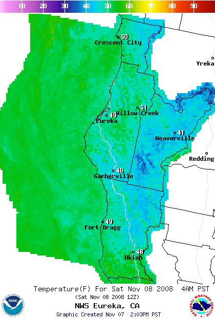 National Digital Forecast Database Image