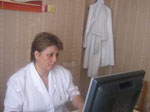 Malahat Aliyeva fulfils her daily responsibilities at the Shirvan Children Hospital