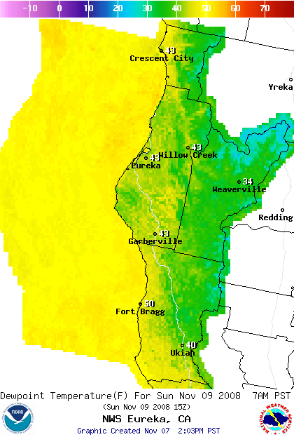 National Digital Forecast Database Image