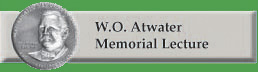 Logo: W.O. Atwater Memorial Lecture
