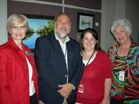 Debbie Norling, Greg Smith, Christina Boudreaux, and Susan Horton