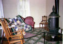 Living Room with Wood Stove