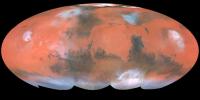 A Closer Hubble Encounter With Mars - Global View
