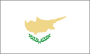 Flag of Cyprus is white with a copper-colored silhouette of the island (the name Cyprus is derived from the Greek word for copper) above two green crossed olive branches in the center of the flag; the branches symbolize the hope for peace and reconciliation between the Greek and Turkish communities.