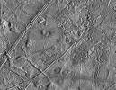 Close-up of Europa's Trailing Hemisphere