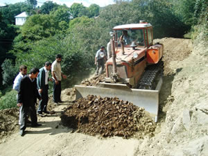 Lerik residents were directly involved in rehabilitating their local road.