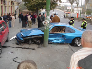 Car Crash Scene