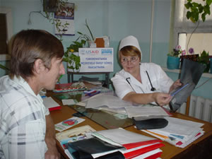 USAID's TB program provides training to medical staff, technical assistance, and medical supplies for TB laboratories in Turkmenistan