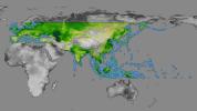SRTM Data Release for Eurasia, Index Map and Colored Height
