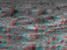 A closer view of prominent rocks - 3D