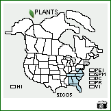 Distribution of Silphium compositum Michx.. . Image Available. 