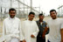 Iraqi power station employees outside of Basra