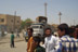 Clearing trash and debris during the Thawra cleanup