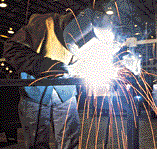 Man welding