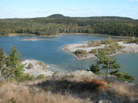 Image: Goose Pond beside Callahan Mine NPL Site (Photo by S. Mierzykowski)