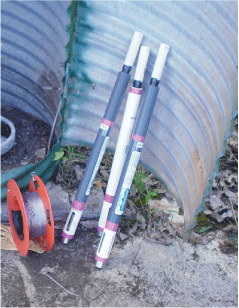 Photograph of Hydrolab MiniSonde loggers