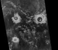 Venus - Lavinia Region Impact Craters