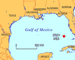 Location map of Pulley Ridge study area, off the southwestern Florida coast