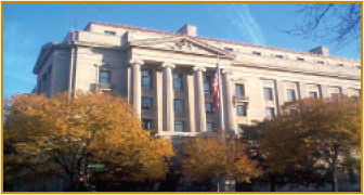 photo of Department of Justice office building
