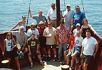 Cruise participants in the recent Gulf of Mexico cruise on the research vessel Gyre.