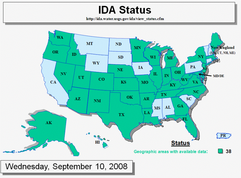 States with available IDA