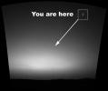 You are here: Earth as seen from Mars