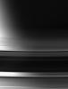 With Saturn's terminator as a backdrop, this view of the unlit face of the rings makes it easy to distinguish between areas that are actual gaps, where light passes through essentially unimpeded, and areas where the rings block or scatter light