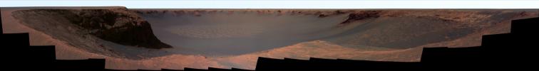 Panorama from 'Cape Verde' (False Color)