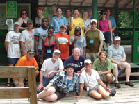 group photo of the participants in the Karst and Hydrogeology in West-Central Florida field trip