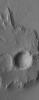 This MOC image shows a pedestal crater in the Eumenides Dorsum region of Mars