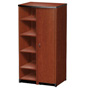 Harmony 33 in. W Bow Top Right Door Open Shelf Tower Cabinet