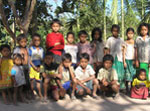 Photo of young children from the Chumnoab commune