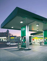 image of gas station