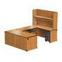 Harmony U-Shaped Right Return Workstation with Open Shelf