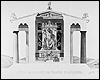 Temple of Asclepius. Engraving.