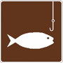 Fishing Sign, 12 in. x 12 in. 