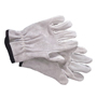 Work Gloves, Pearl Gray Split Cowhide