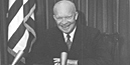 President Eisenhower in Oval Office