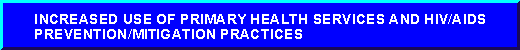 Increased Use of HIV/AIDS and Primary Health Care Services