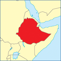 Map of Ethiopia: