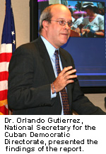 Orlando  Gutierrez, Natl Secretary for Cuban Democratic Directorate