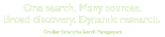 Grokker ESM federates internal enterprise information, deep-web subscription content and public web services into an intuitive, web-based user interface. The hosted solution facilitates information exploration, discovery, and actionable research with no software to install and manage.