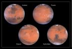 A Closer Hubble Encounter With Mars - 4 Views