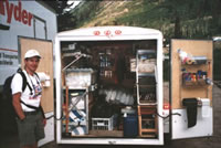 USGS equipment trailer -- bringing tracer tests to Rocky Mountain streams