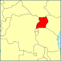 Map of Uganda