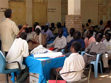 Photo: OTI-funded parliamentary training in the Nuba Mountains.